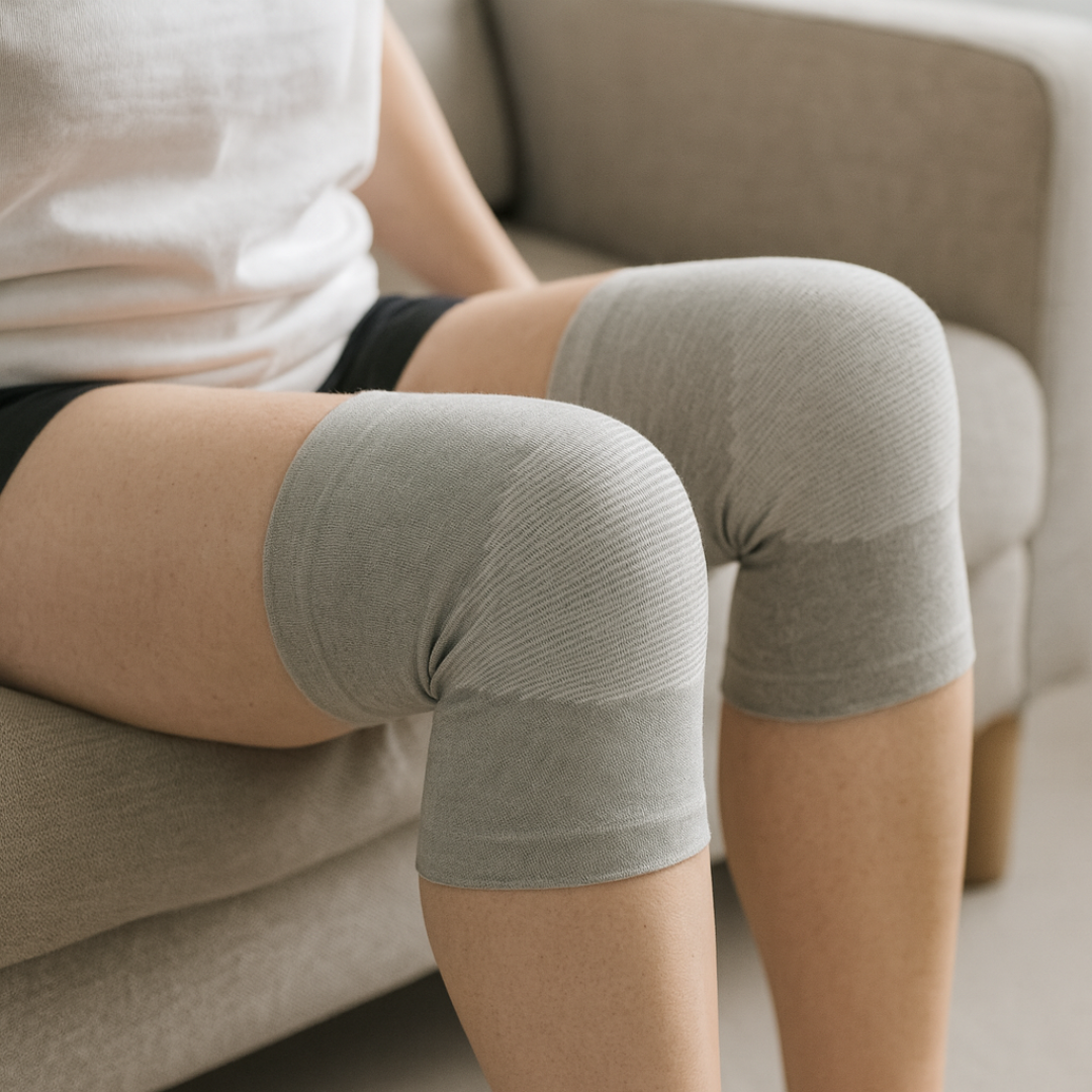 Premium Bambus Kniebandage (Einzeln)